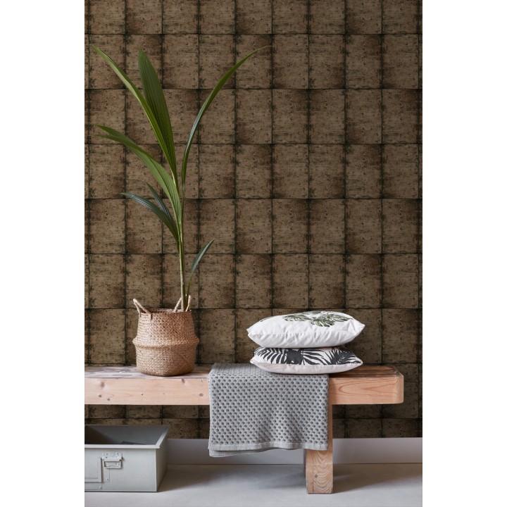 Papel pintado losetas materiales - Springfield 677283