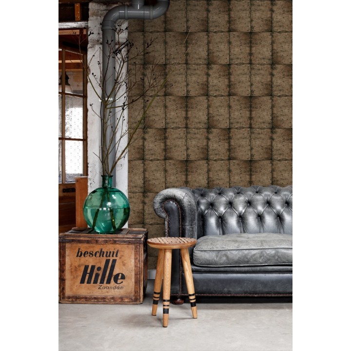 Papel pintado losetas materiales - Springfield 677283