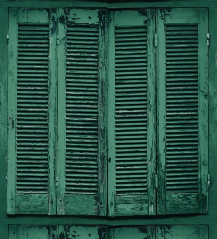 Papel pintado ventana de madera envejecida estilo vintage - Sintra Windows 677287