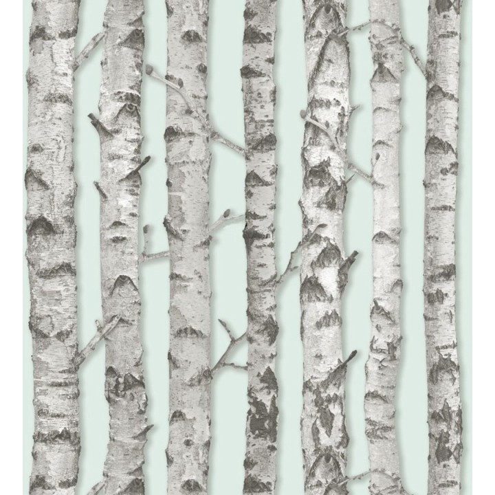 Papel pintado troncos de árboles estilo nórdico - Baltic Hills 677292