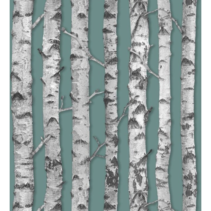 Papel pintado troncos de árboles estilo nórdico - Baltic Hills 677293