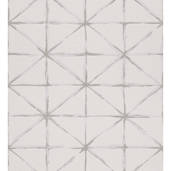 Papel pintado rombos modernos con trazos desiguales - Brenta 5429