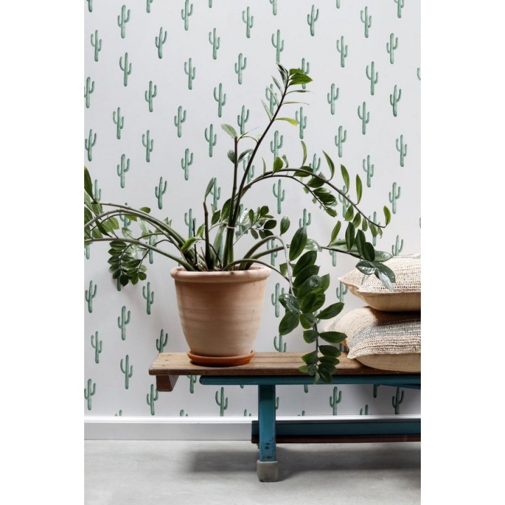 Papel pintado plantas de cactus - Western Land 677302