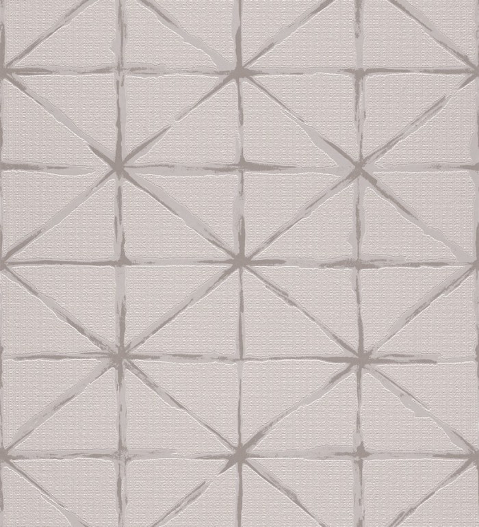 Papel pintado rombos modernos con trazos desiguales - Brenta 5431