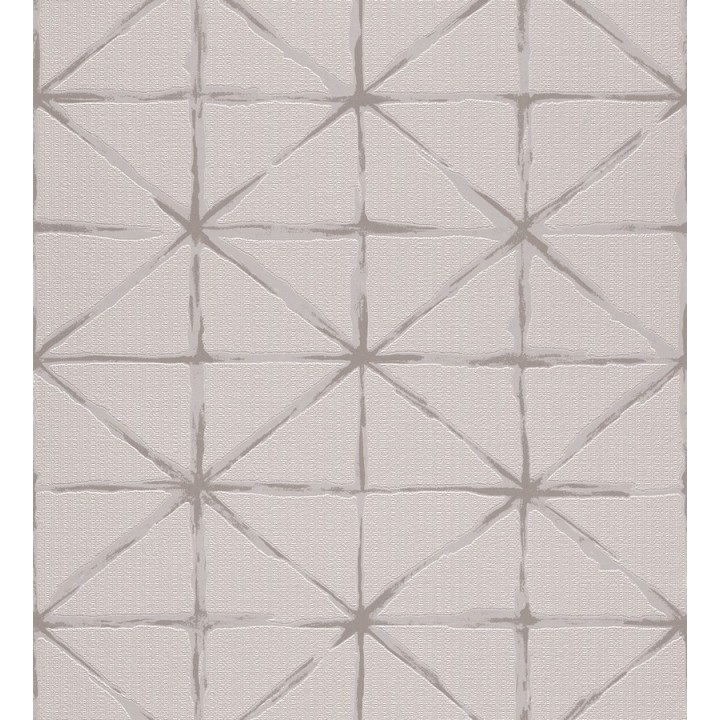 Papel pintado rombos modernos con trazos desiguales - Brenta 5431