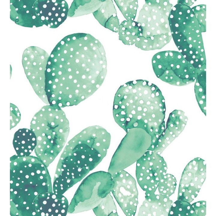 Papel pintado cactus en acuarela - Sonora Cactus 677305