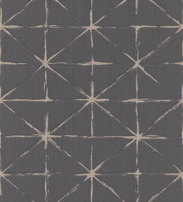 Papel pintado rombos modernos con trazos desiguales - Brenta 5432