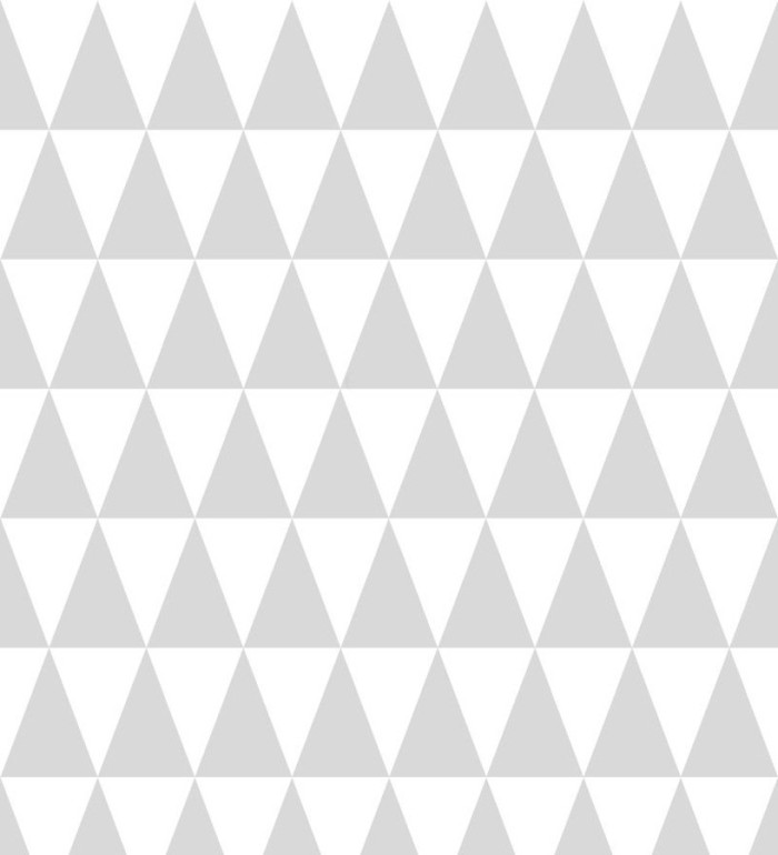 Papel pintado triángulos gris claro y blanco estilo nórdico - Nordem Mountains 677329