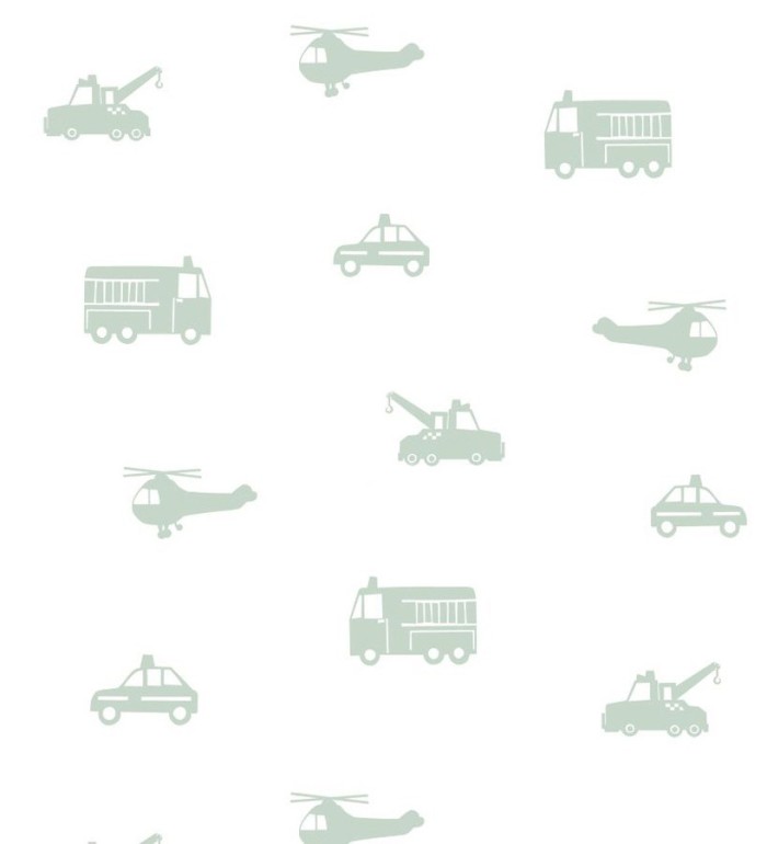 Papel pintado infantil medios de transporte - City Transport 677331