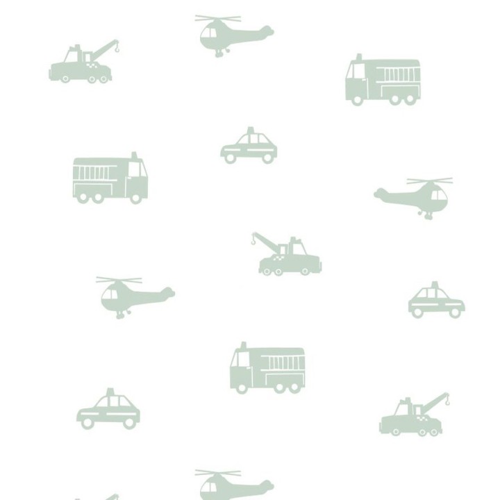 Papel pintado infantil medios de transporte - City Transport 677331