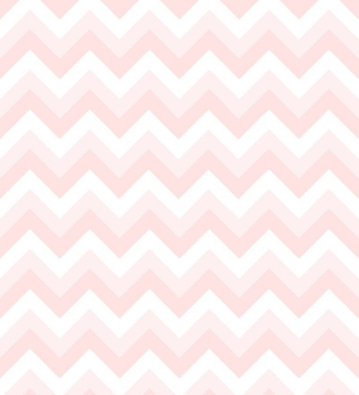Papel pintado rayas zigzag rosa y blanco - Ursa 677332
