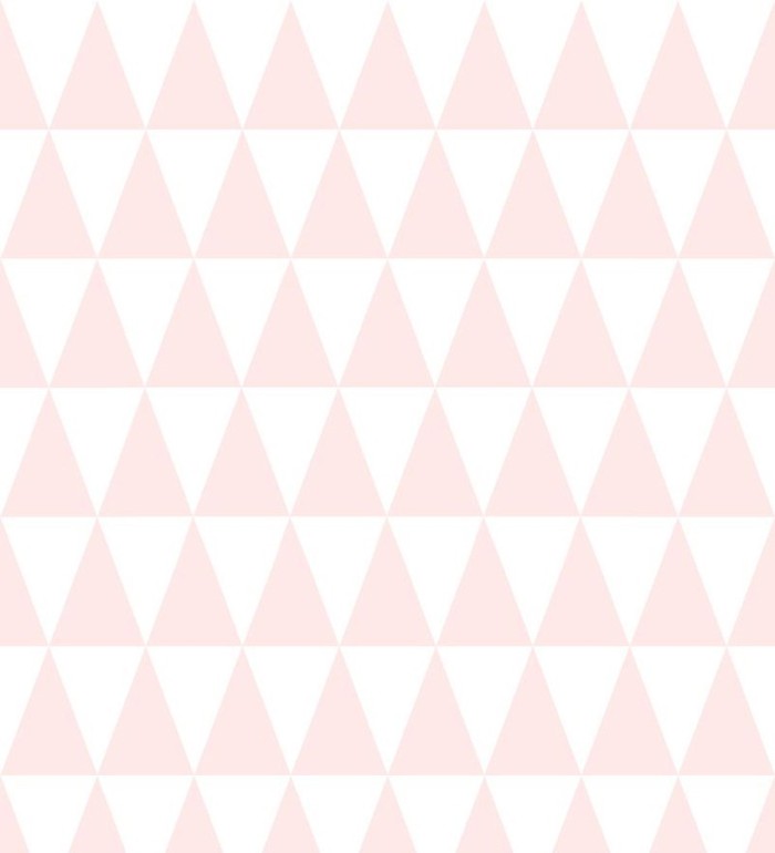 Papel pintado triángulos rosa y blanco estilo nórdico - Nordem Mountains 677336