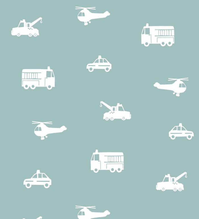 Papel pintado infantil medios de transporte - City Transport 677338