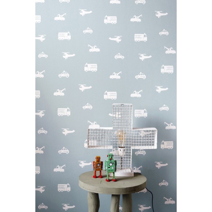 Papel pintado infantil medios de transporte - City Transport 677338