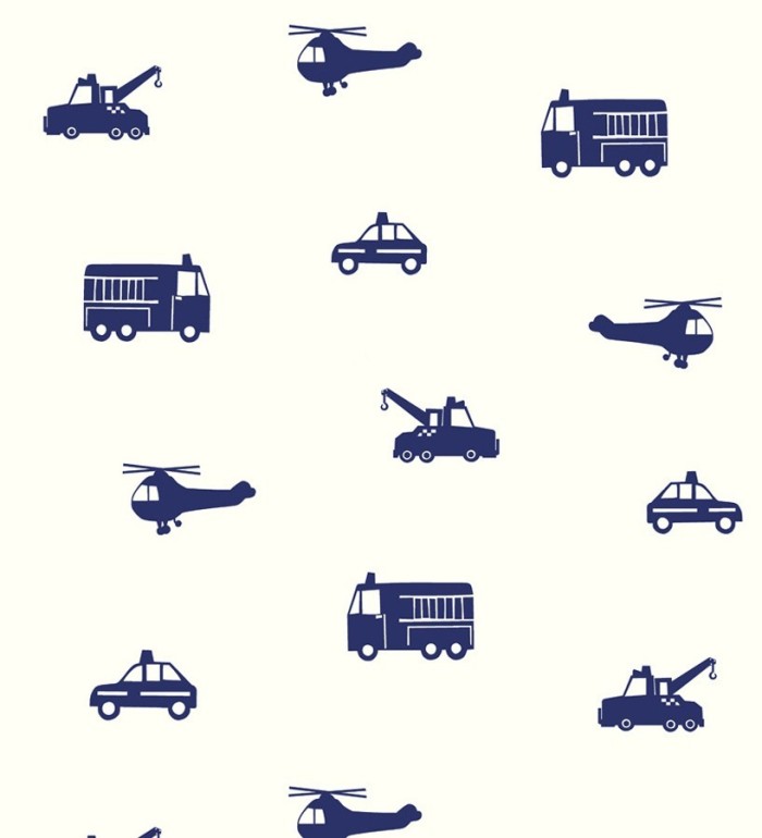 Papel pintado infantil medios de transporte - City Transport 677344