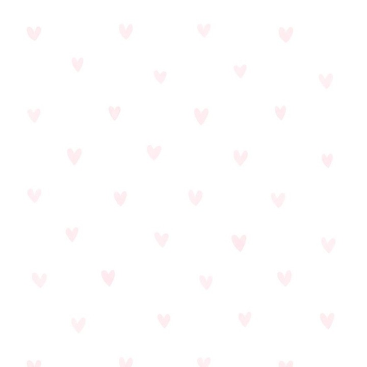 Papel pintado corazones rosa claro fondo blanco - Magic Hearts 677353