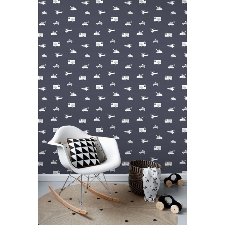 Papel pintado infantil medios de transporte - City Transport 677354