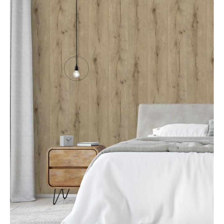 Papel pintado imitación tablas de madera rústica - Coimbra 6019