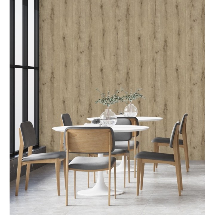 Papel pintado imitación tablas de madera rústica - Coimbra 6019