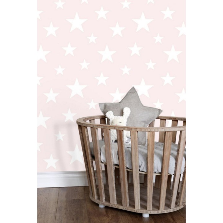 Papel pintado estrellas infantiles - Lucky Planet 677369