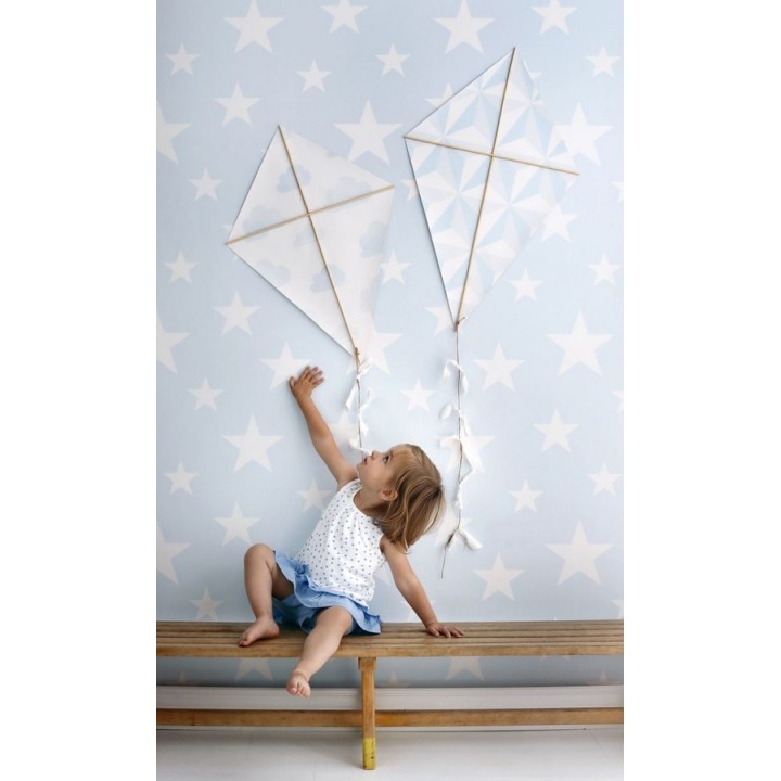 Papel pintado estrellas infantiles - Lucky Planet 677370