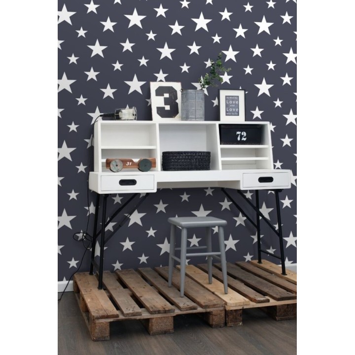 Papel pintado estrellas infantiles - Lucky Planet 677371
