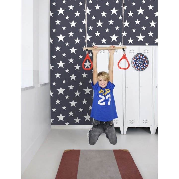 Papel pintado estrellas infantiles - Lucky Planet 677371