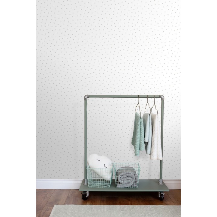 Papel pintado topitos desiguales estilo nórdico - Nordic Fantasy Dots 677373