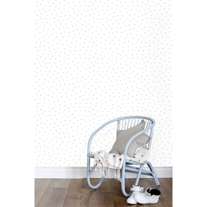 Papel pintado topitos desiguales estilo nórdico - Nordic Fantasy Dots 677373