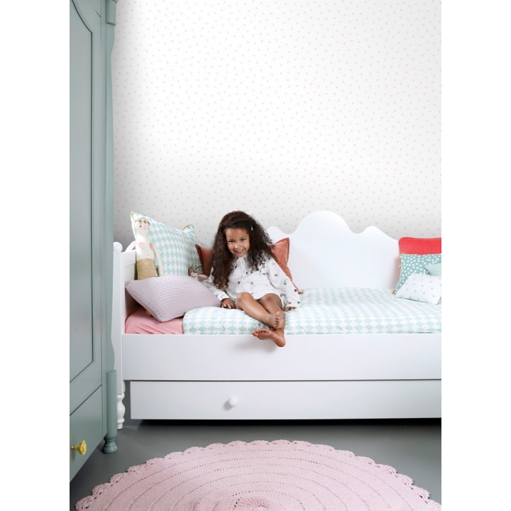 Papel pintado topitos desiguales estilo nórdico - Nordic Fantasy Dots 677374