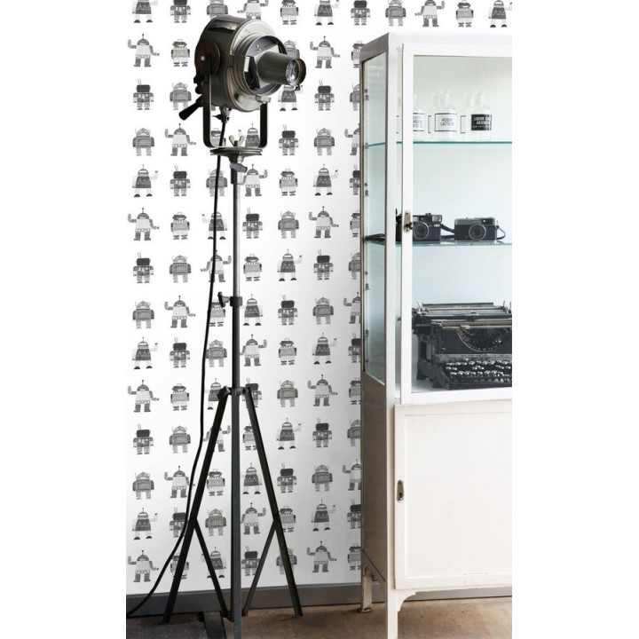 Papel pintado robots infantiles - Strange Friends 677377