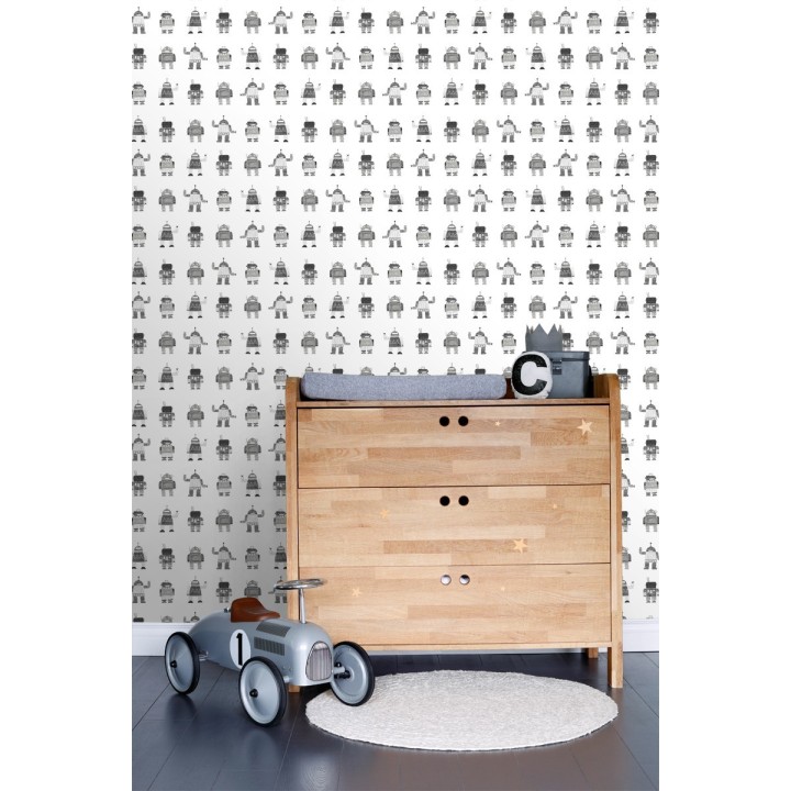 Papel pintado robots infantiles - Strange Friends 677377