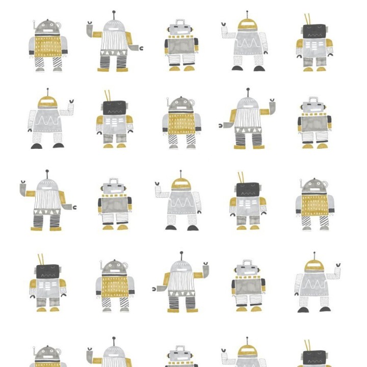 Papel pintado robots infantiles - Strange Friends 677378