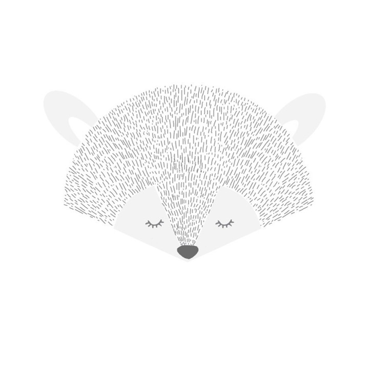 Papel pintado infantil de zorro - Sleepy Friend 677384