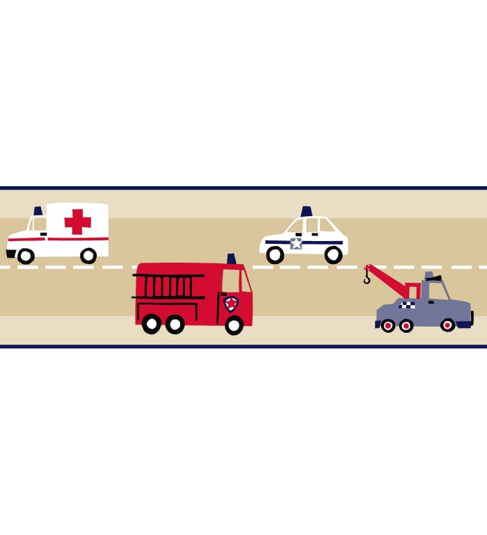 Cenefa infantil medios de transporte - City Transport 677386