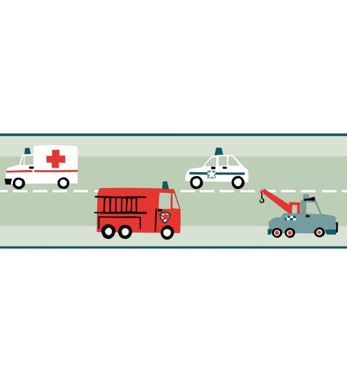 Cenefa infantil medios de transporte - City Transport 677387