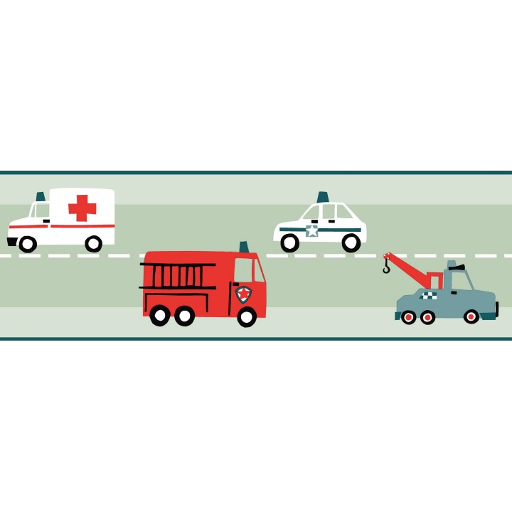 Cenefa infantil medios de transporte - City Transport 677387