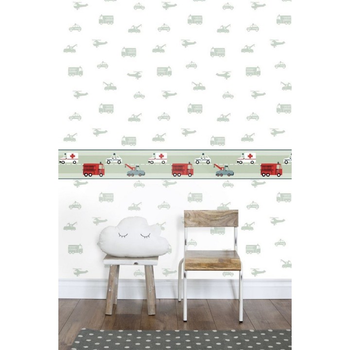 Cenefa infantil medios de transporte - City Transport 677387