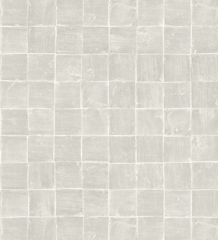Papel pintado mosaico de azulejos pequeños desgastados - Nordic Mosaic 677413