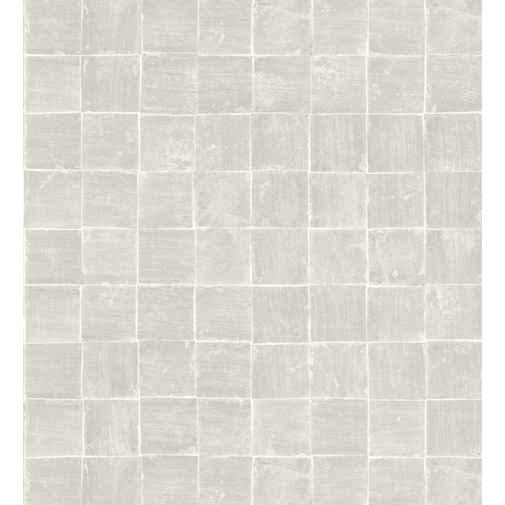 Papel pintado mosaico de azulejos pequeños desgastados - Nordic Mosaic 677413