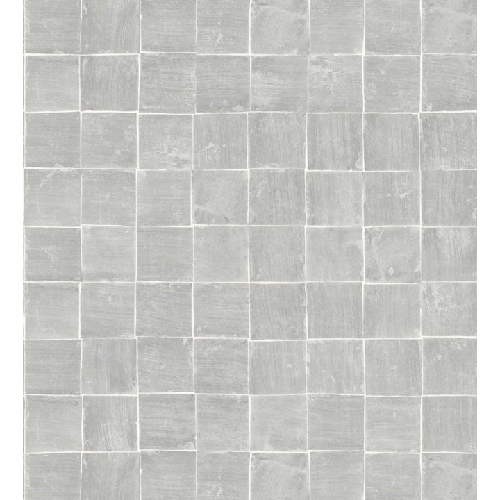 Papel pintado mosaico de azulejos pequeños desgastados - Nordic Mosaic 677415