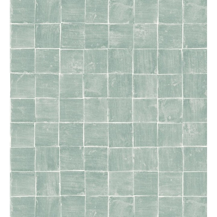 Papel pintado mosaico de azulejos pequeños desgastados - Nordic Mosaic 677416