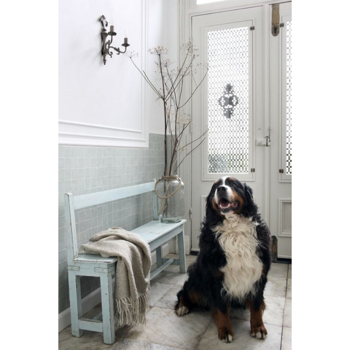 Papel pintado mosaico de azulejos pequeños desgastados - Nordic Mosaic 677416