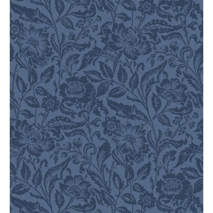 Papel pintado flores tonos azules - Kendra Gardens 677421