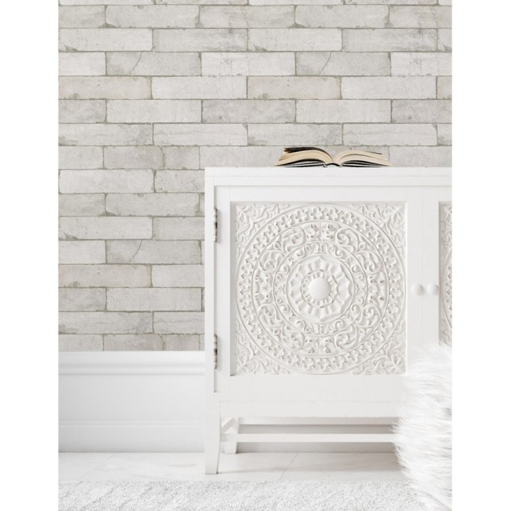 Papel pintado ladrillo minimalista - Austin 6217