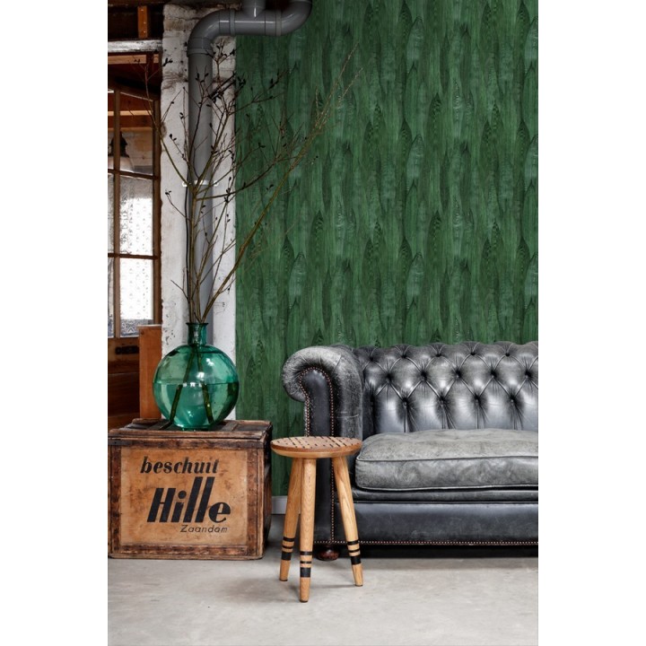 Papel pintado hojas de plátano estilo tropical - Indira Jungle 679031