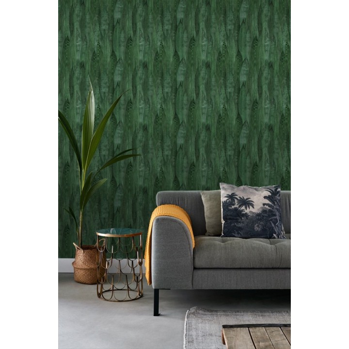 Papel pintado hojas de plátano estilo tropical - Indira Jungle 679031