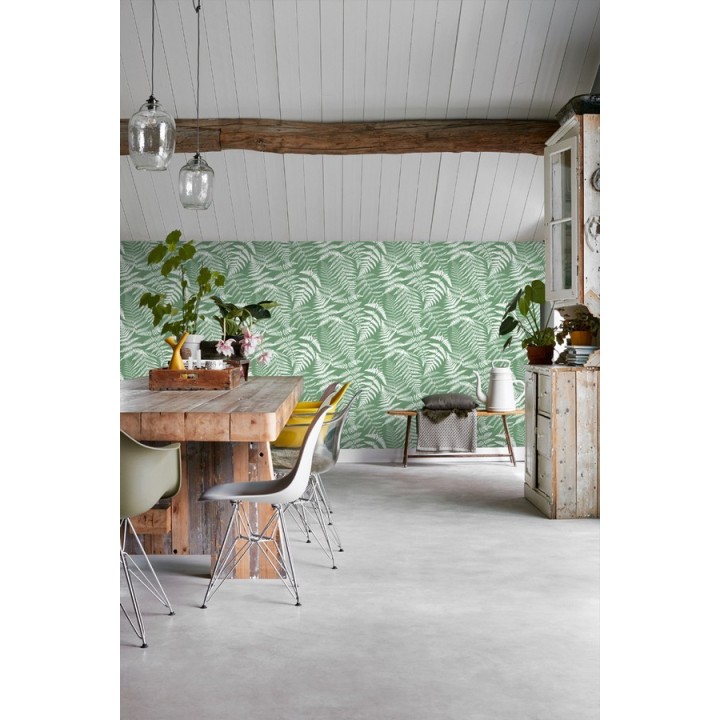 Papel pintado hojas de bosque tropical - Boreal Forest 679042