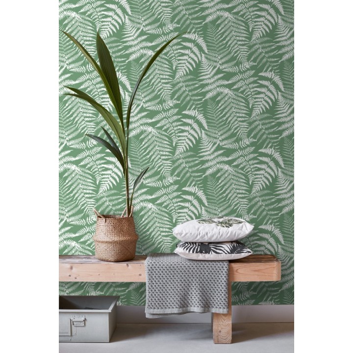 Papel pintado hojas de bosque tropical - Boreal Forest 679042