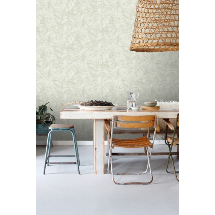 Papel pintado hojas tropicales - Bora Bora 679045